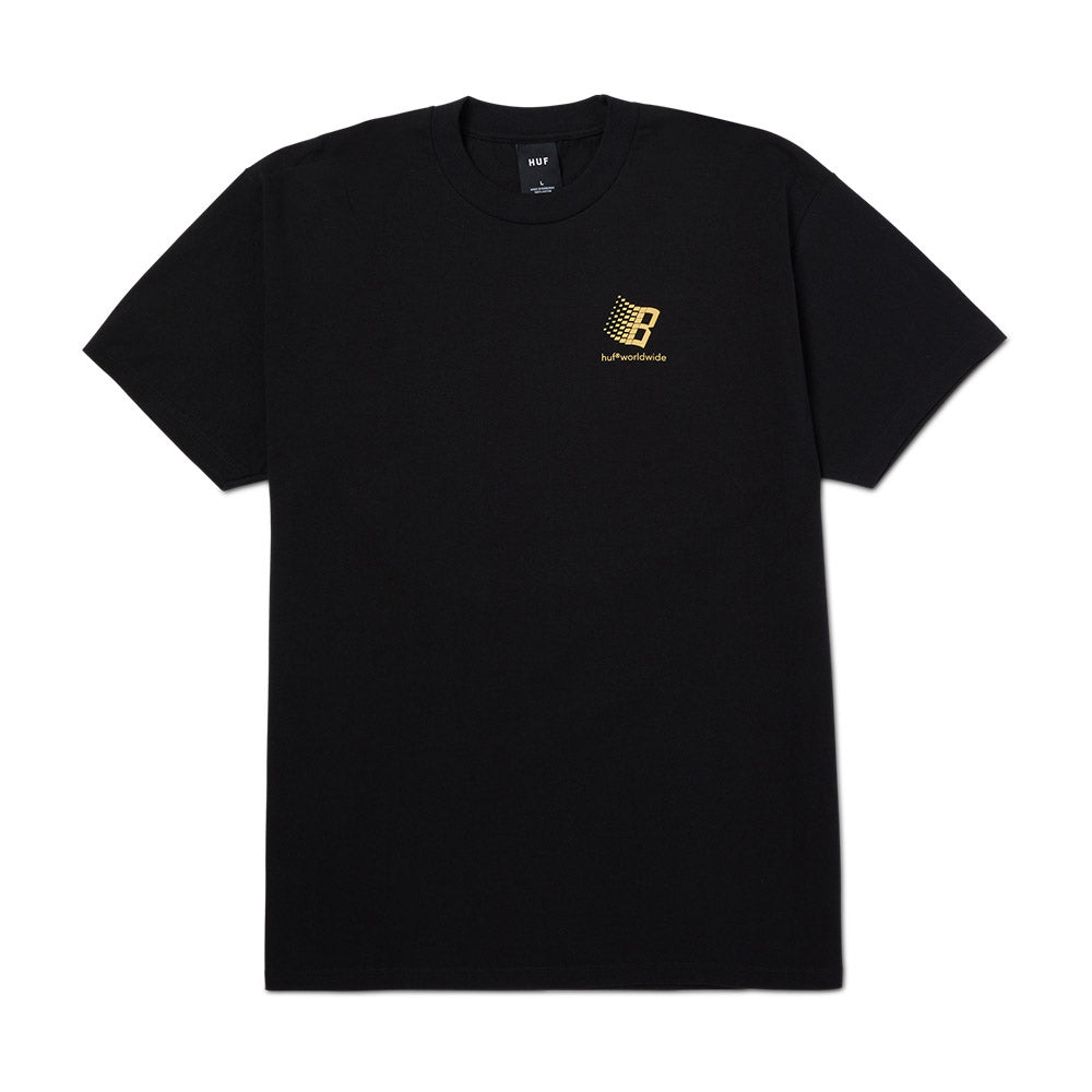 HUF X BRONZE TEE BLACK