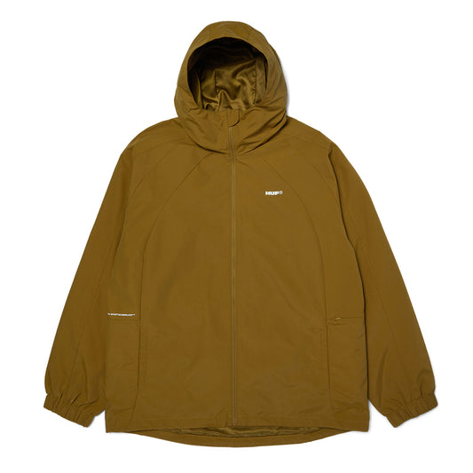 HUF ALL CAPS SHELL JACKET BROWN