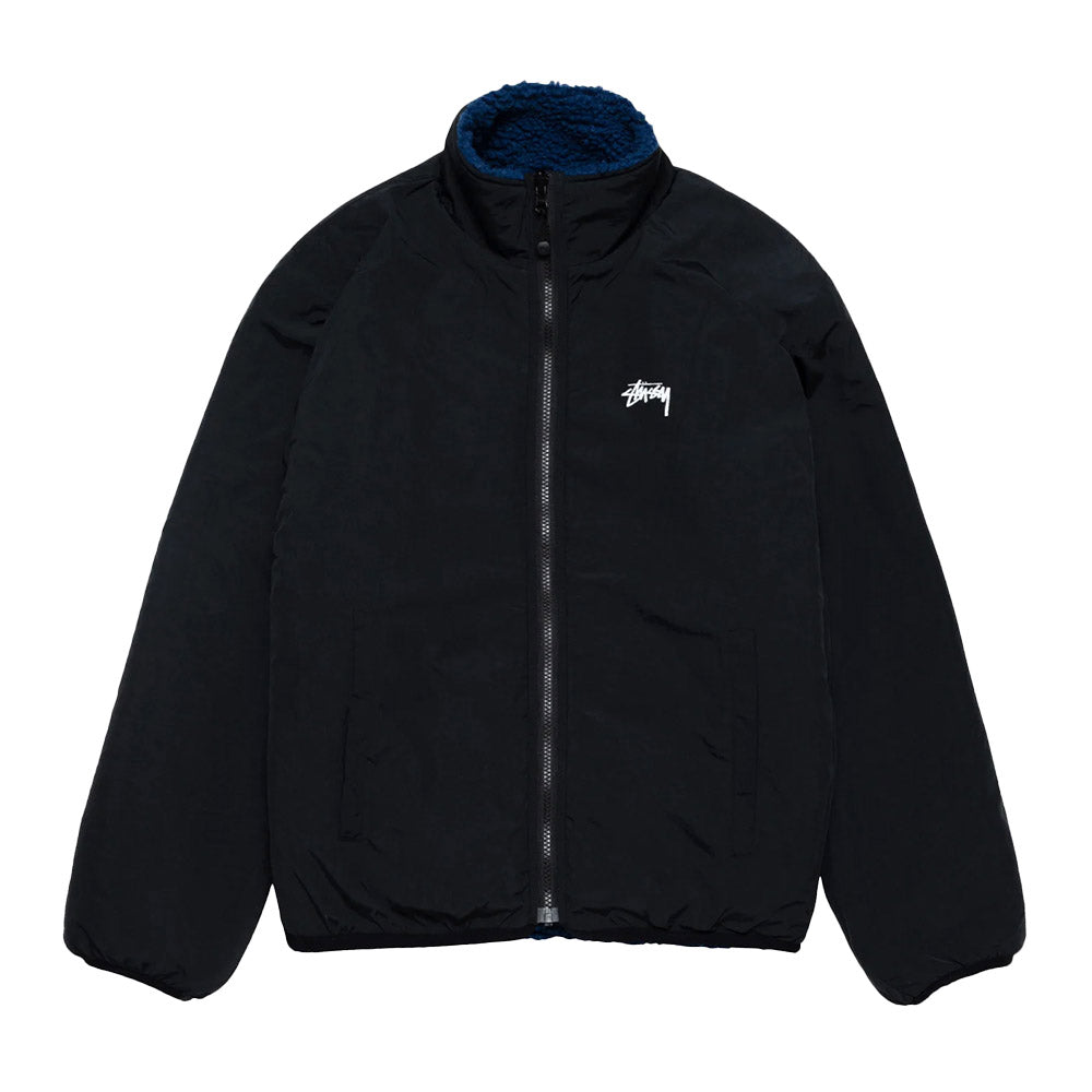 Sherpa Reversible Jacket Navy Blue