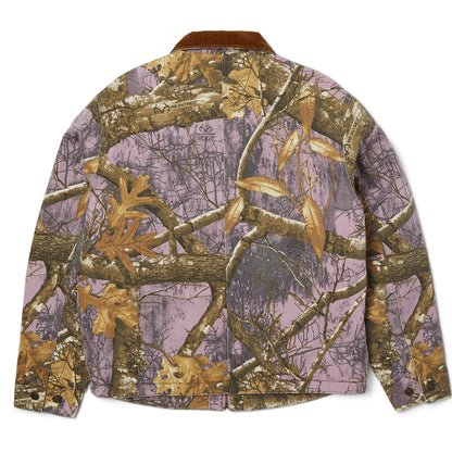 HUF X REALTREE MEGABLAST WORK JACKET PURPLE