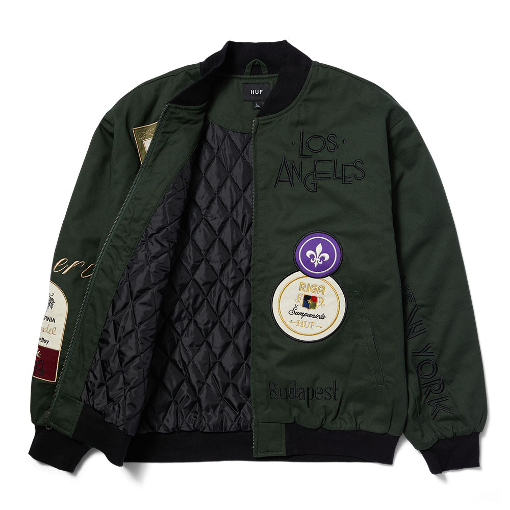 HUF STRATFORD TOUR JACKET OLIVE