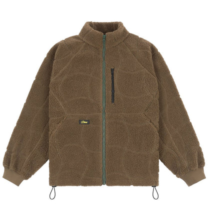 DIME COVERSTICH SHERPA FLEECE  BROWN