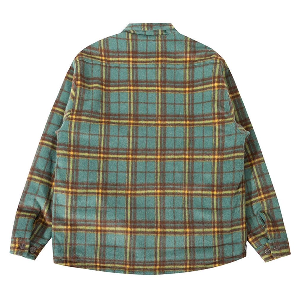 THE HUNDREDS SEVILLE PLAID WOVEN TURQUOISE