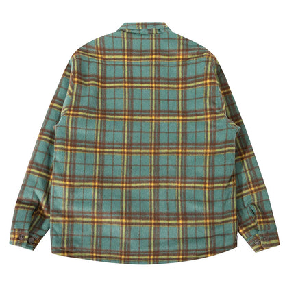 THE HUNDREDS SEVILLE PLAID WOVEN TURQUOISE