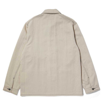 HUF CONTRAST NYLON CHORE JACKET CREAM