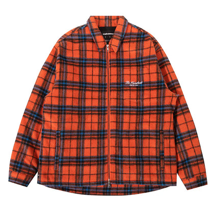 THE HUNDREDS SEVILLE PLAID WOVEN ORANGE