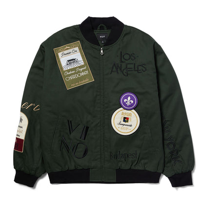 HUF STRATFORD TOUR JACKET OLIVE