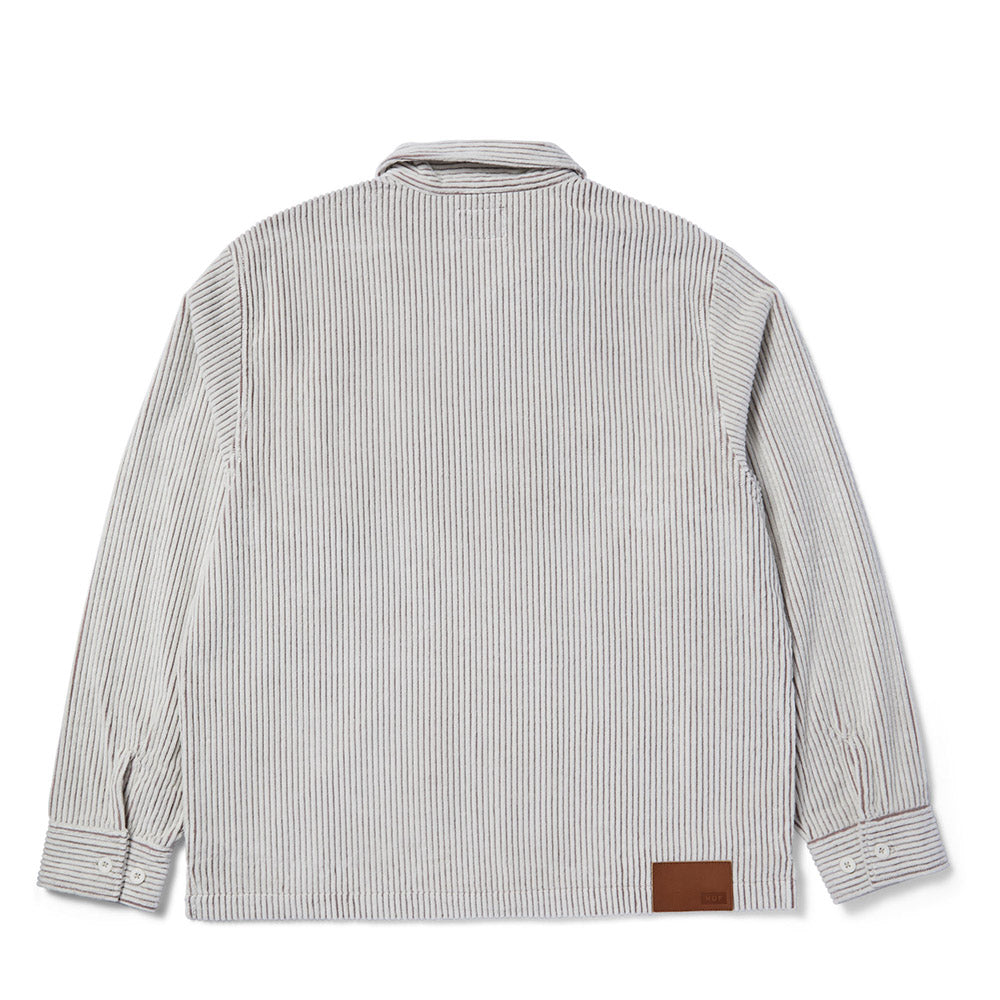 HUF TWO TONE CORD ZIP SHACKET CREAM