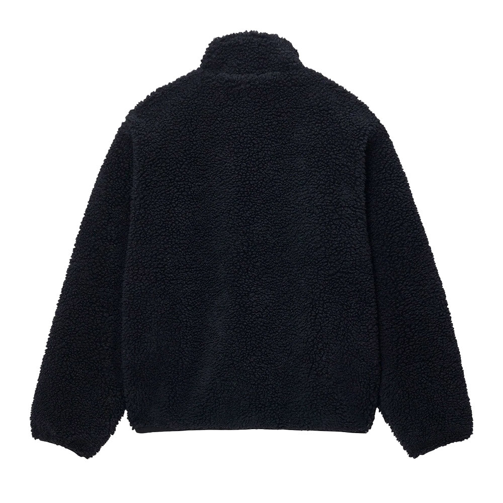 STUSSY SHERPA REVERSIBLE JACKET BLACK