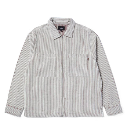 HUF TWO TONE CORD ZIP SHACKET CREAM