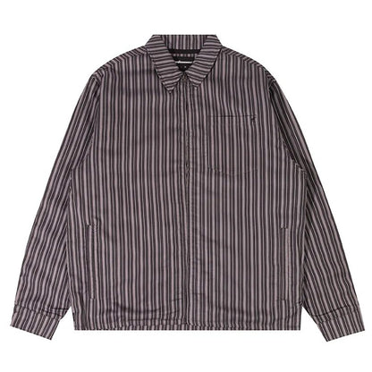 THE HUNDREDS PADDED LS WOVEN GREY