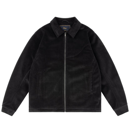 DIME CORD ZIP JACKET BLACK