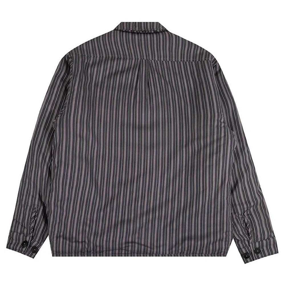 THE HUNDREDS PADDED LS WOVEN GREY