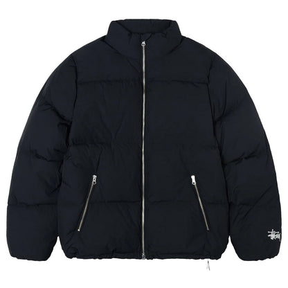 STUSSY NYLON DOWN PUFFER BLACK