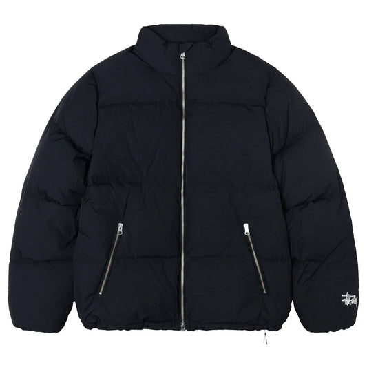 STUSSY NYLON DOWN PUFFER BLACK