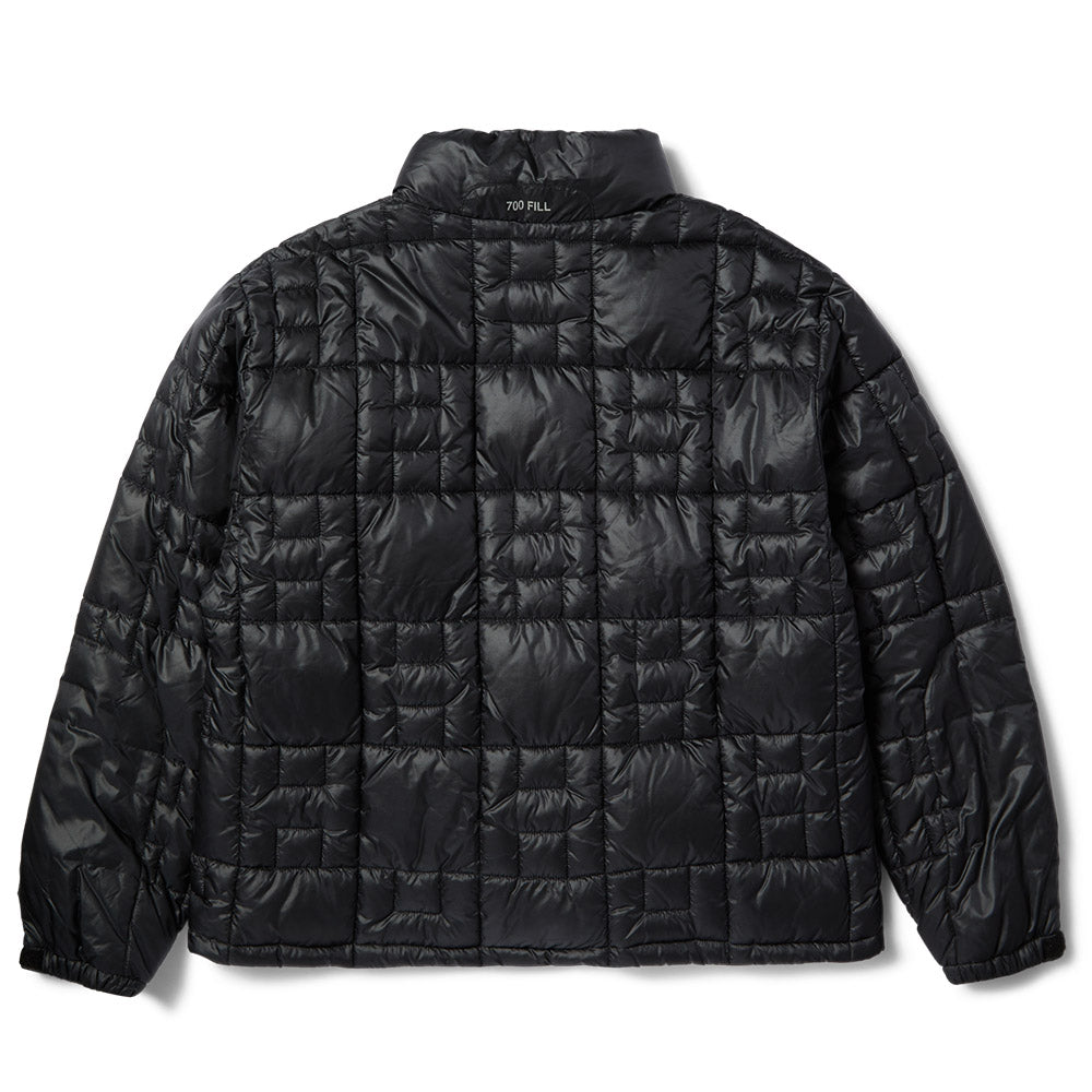 HUF PERTEX PUFFER JACKET  BLACK