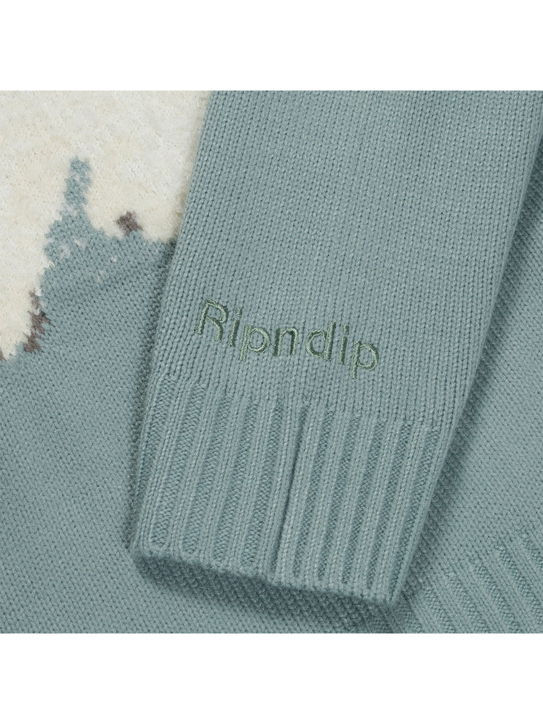 Pet Me I'm Cute Knit Sweater Grey