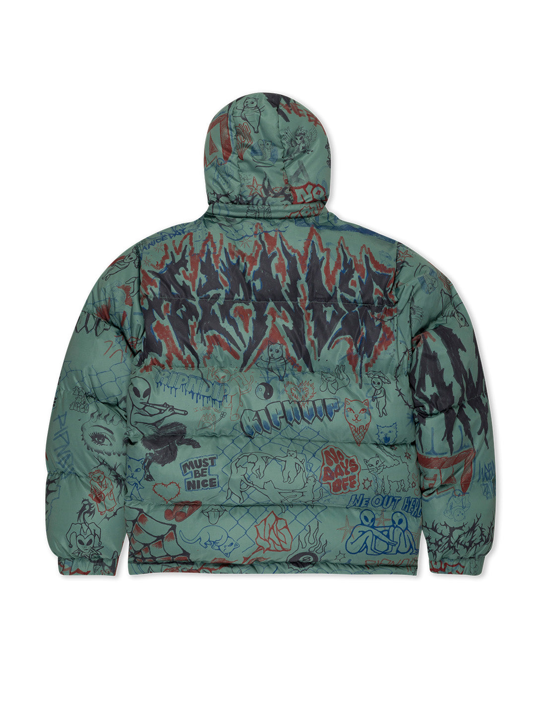 Marker Puffer Jacket Olive