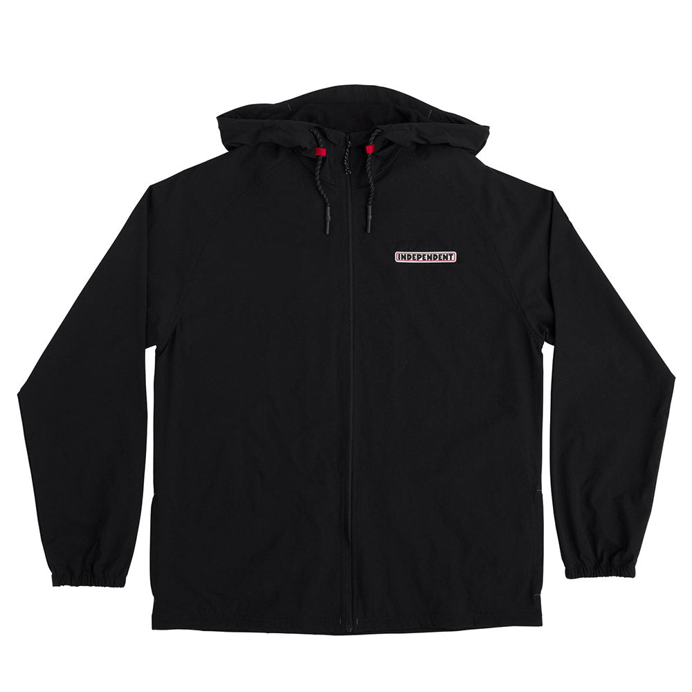 INDEPENDENT HEIGHTS WINDBREAKER JACKET BLACK