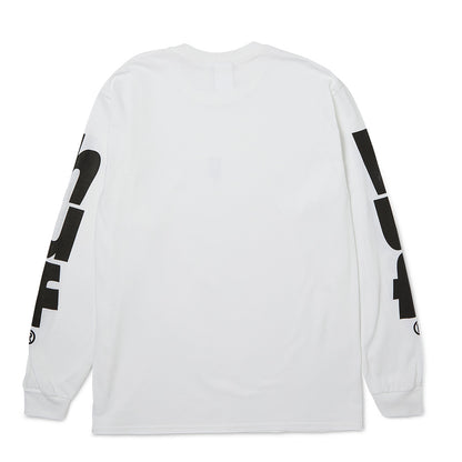 HUF MEGABLAST LS TEE WHITE