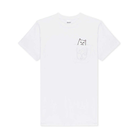 RIPNDIP LORD NERMAL POCKET TEE WHITE