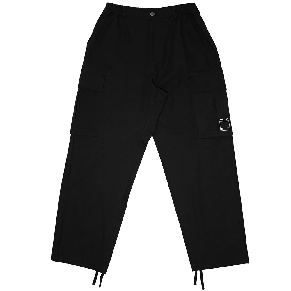 WKND LOOSIES CARGO PANTS BLACK
