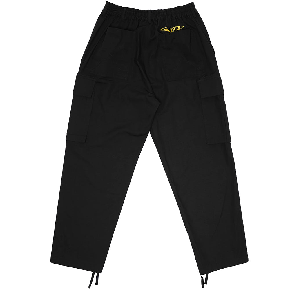 WKND LOOSIES CARGO PANTS BLACK