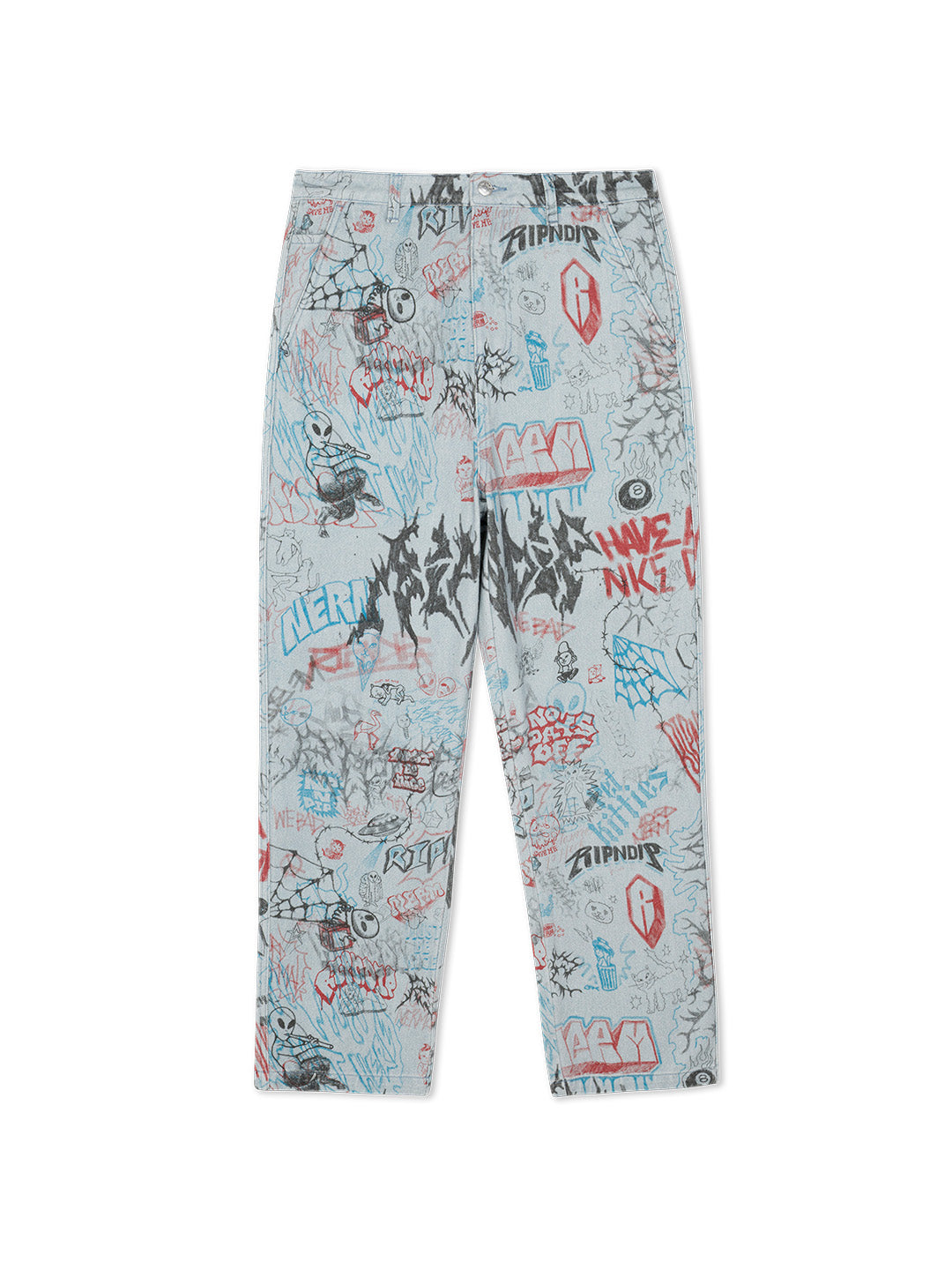 Marker Wide Fit Pants Light Blue