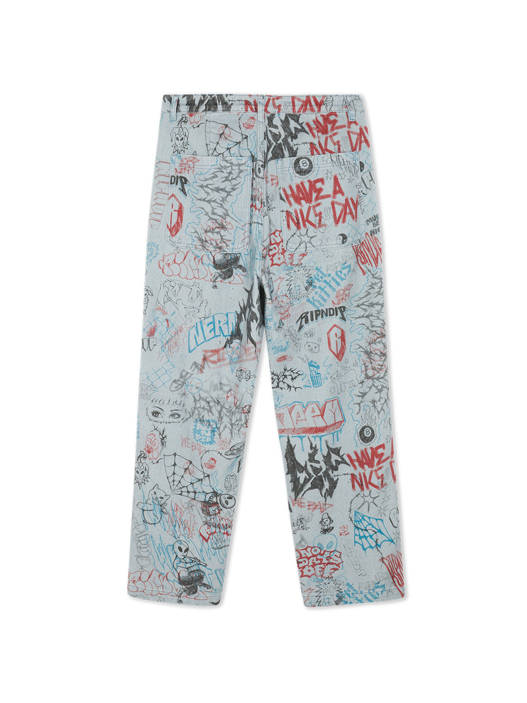 Marker Wide Fit Pants Light Blue