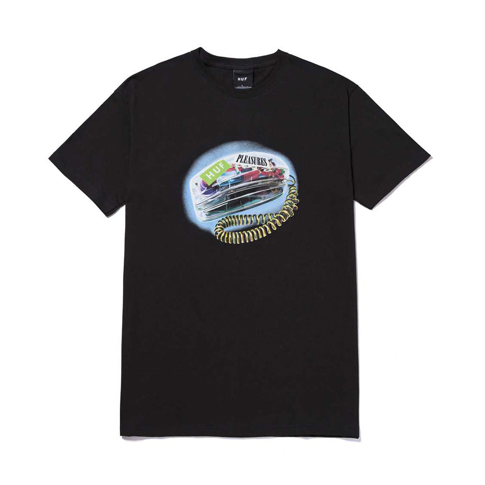 HUF PARTY LINE TEE BLACK