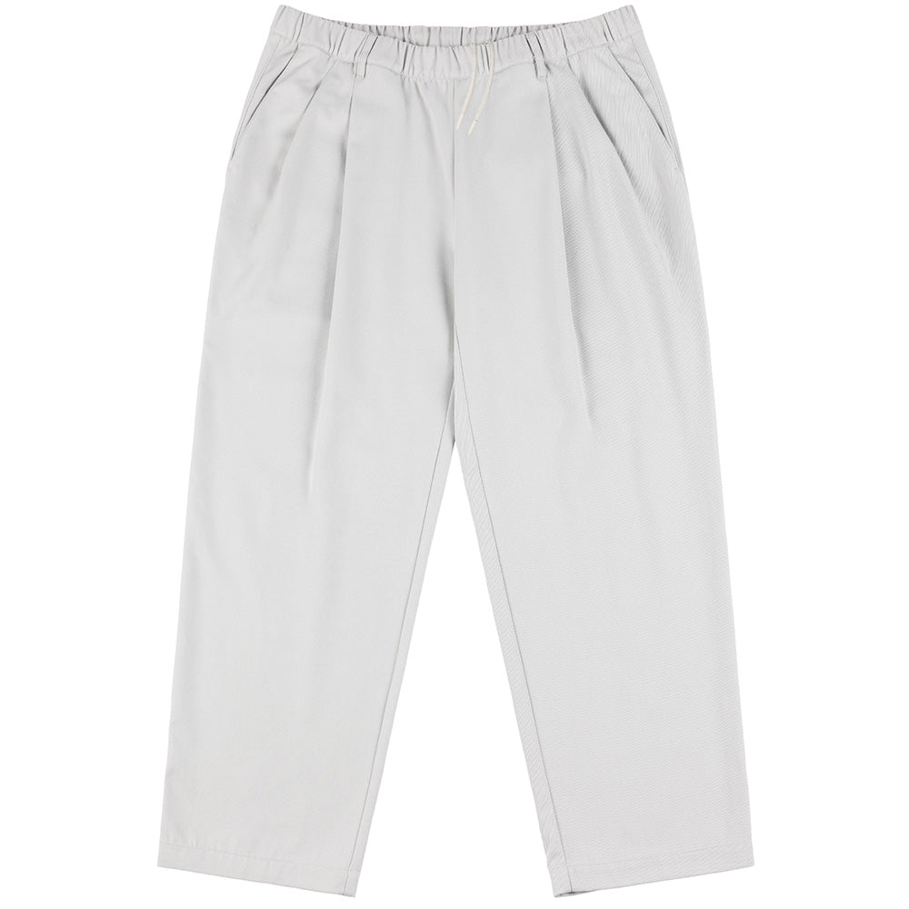 DIME PLEATED TWILL PANTS GREY