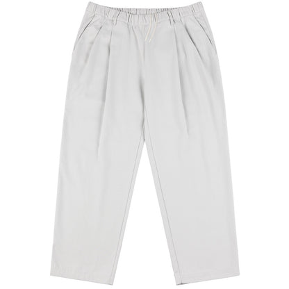 DIME PLEATED TWILL PANTS GREY