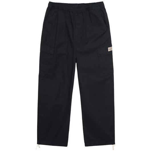 STUSSY RIPSTOP CARGO BEACH PANT BLACK