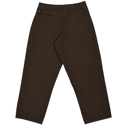 QUASI WARREN TROUSER PANT BROWN