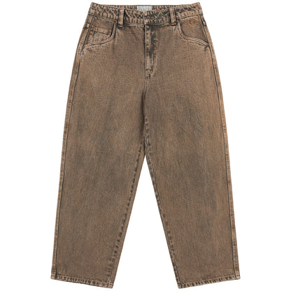 DIME CLASSIC BAGGY DENIM PANT BROWN