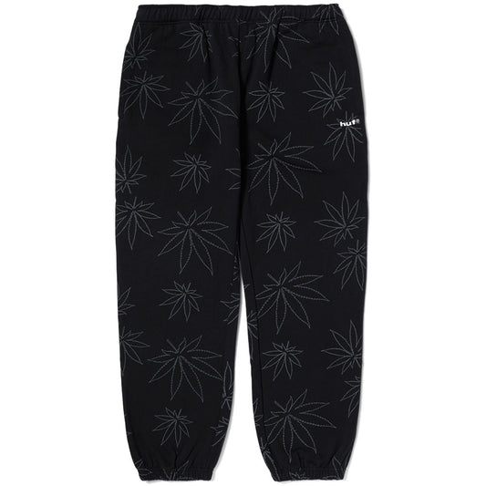 HUF PLANTLIFE FLEECE PANT BLACK