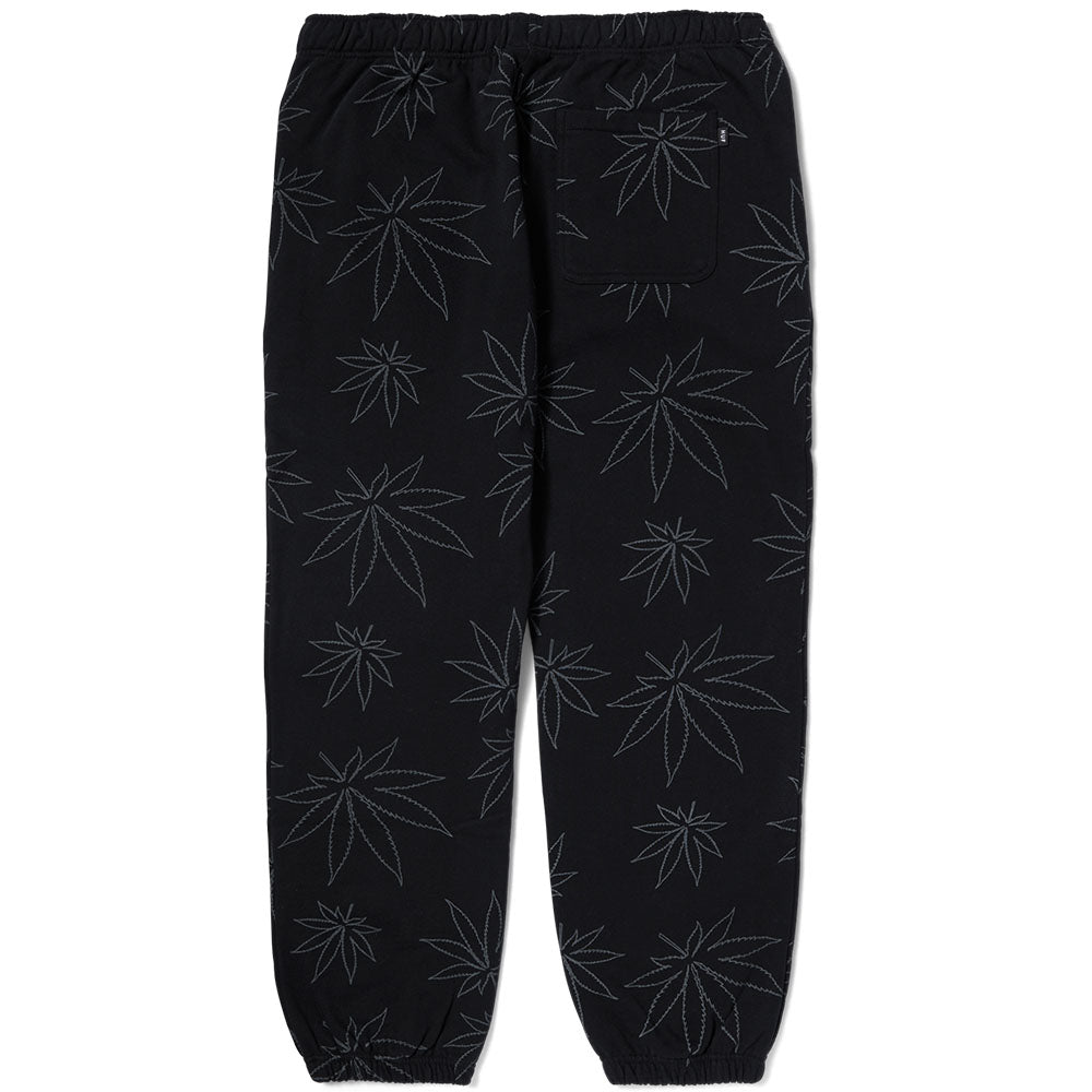 HUF PLANTLIFE FLEECE PANT BLACK