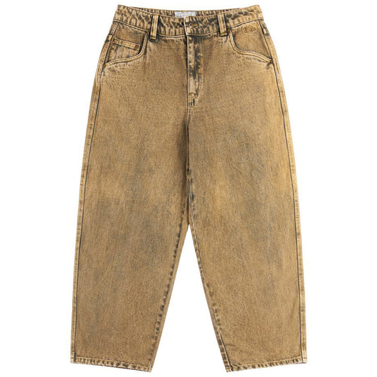 DIME CLASSIC BAGGY DENIM PANTS GOLD