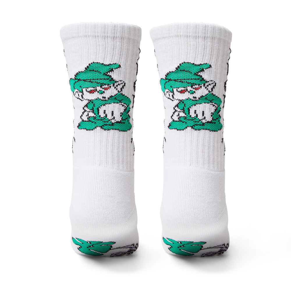 HUF TRIP CREW SOCK WHITE