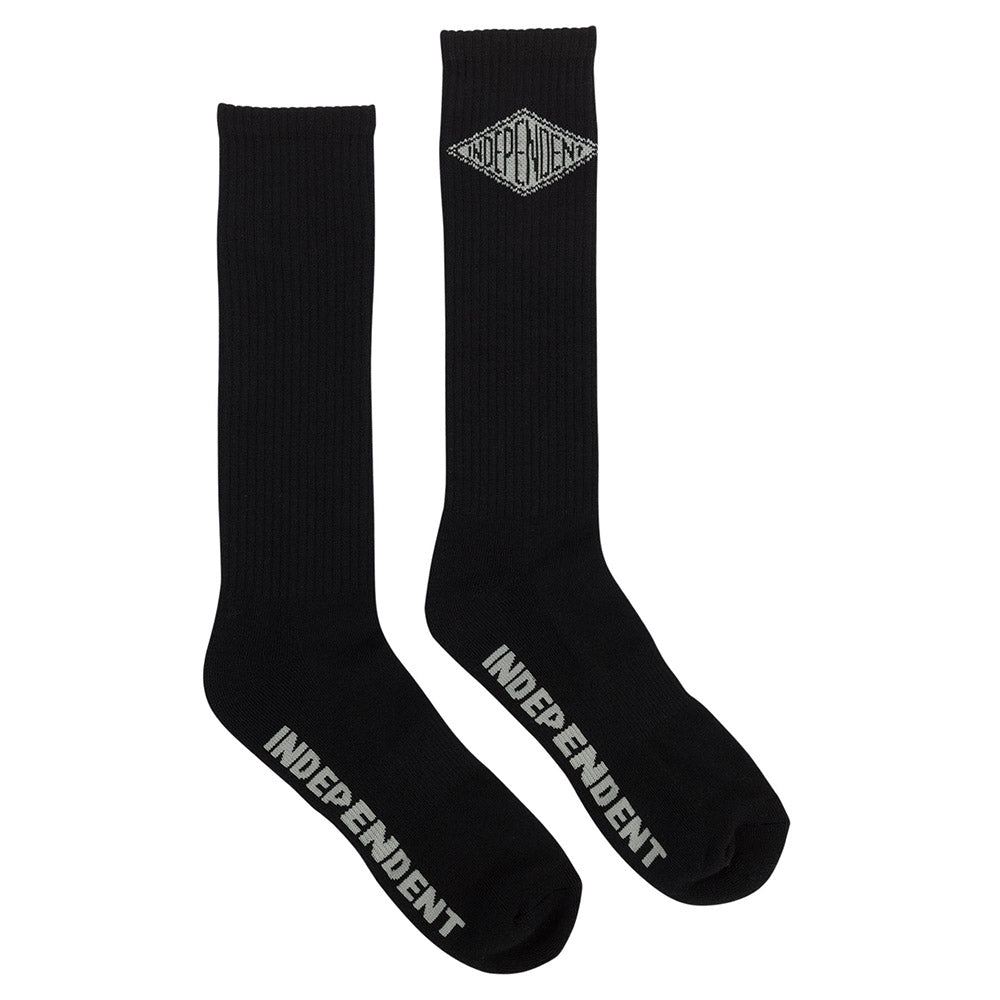 INDEPENDENT DIAMOND GROUNDWORK SOCK BLACK