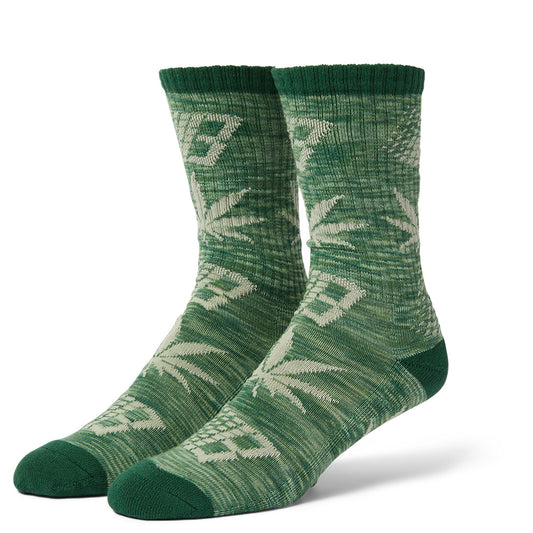 HUF X BRONZE PLANTLIFE SOCK GREEN