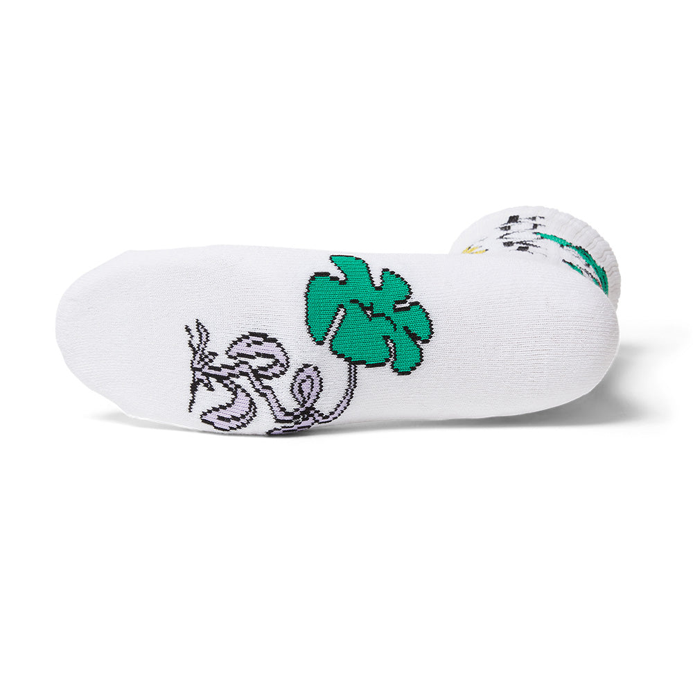 HUF TRIP CREW SOCK WHITE