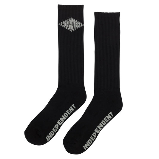 INDEPENDENT DIAMOND GROUNDWORK SOCK BLACK