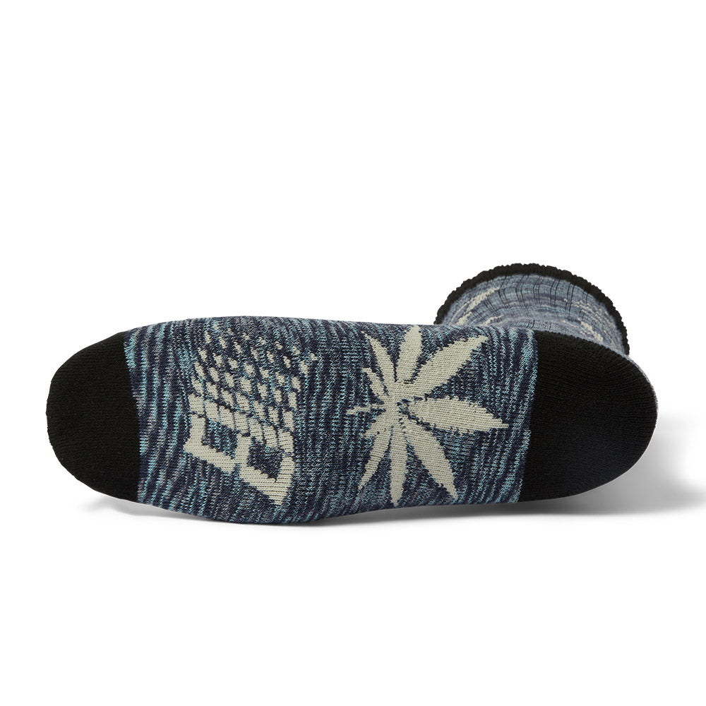 HUF X BRONZE PLANTLIFE SOCK BLACK
