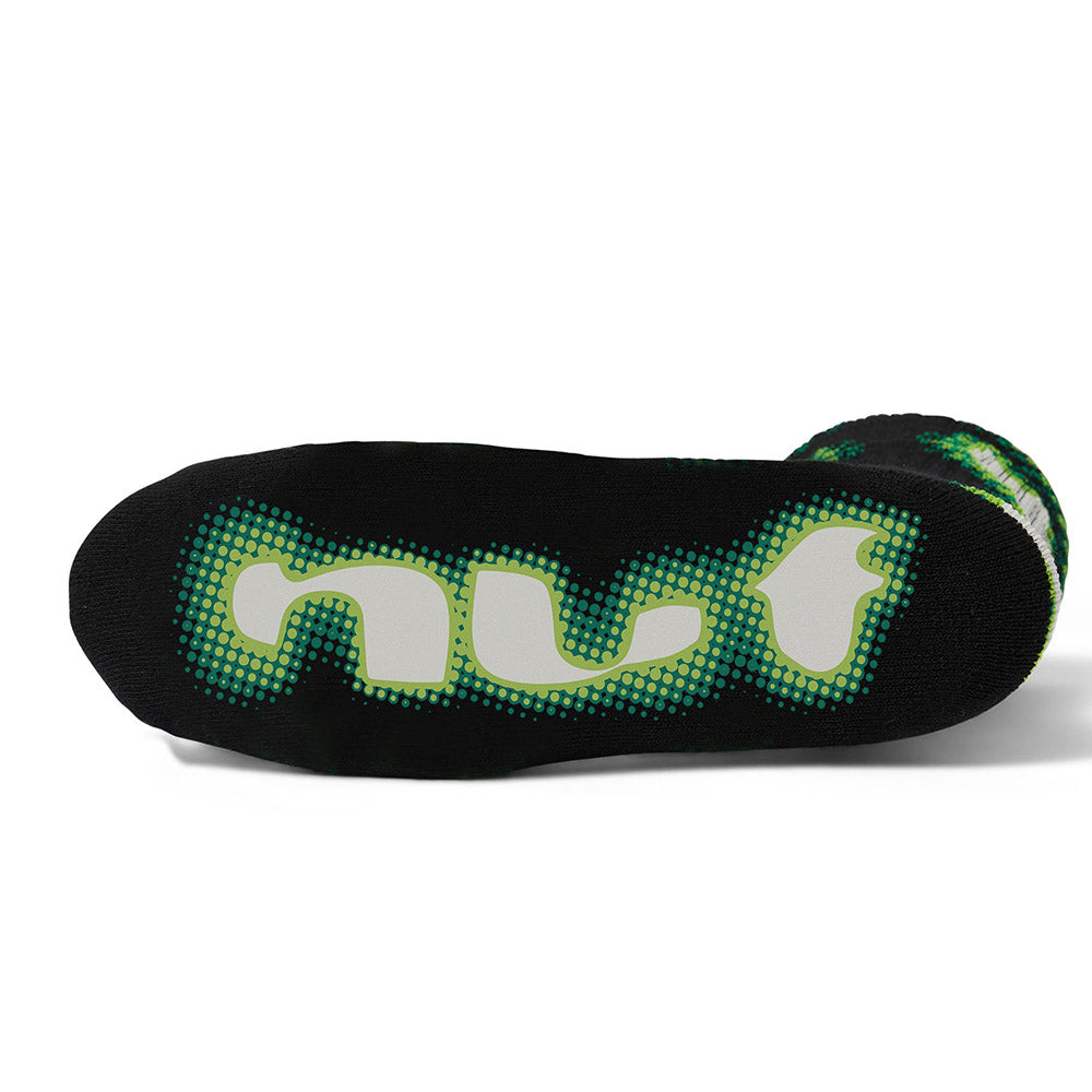 HUF BLUR CREW SOCK BLACK