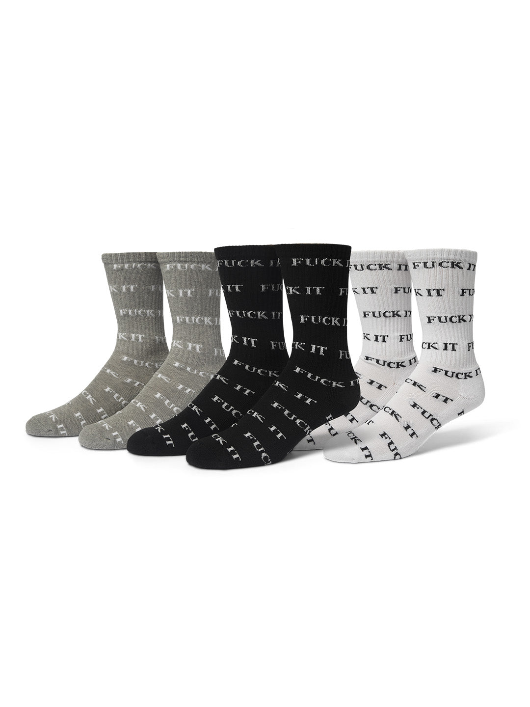 Fuck It 3 Pack Socks