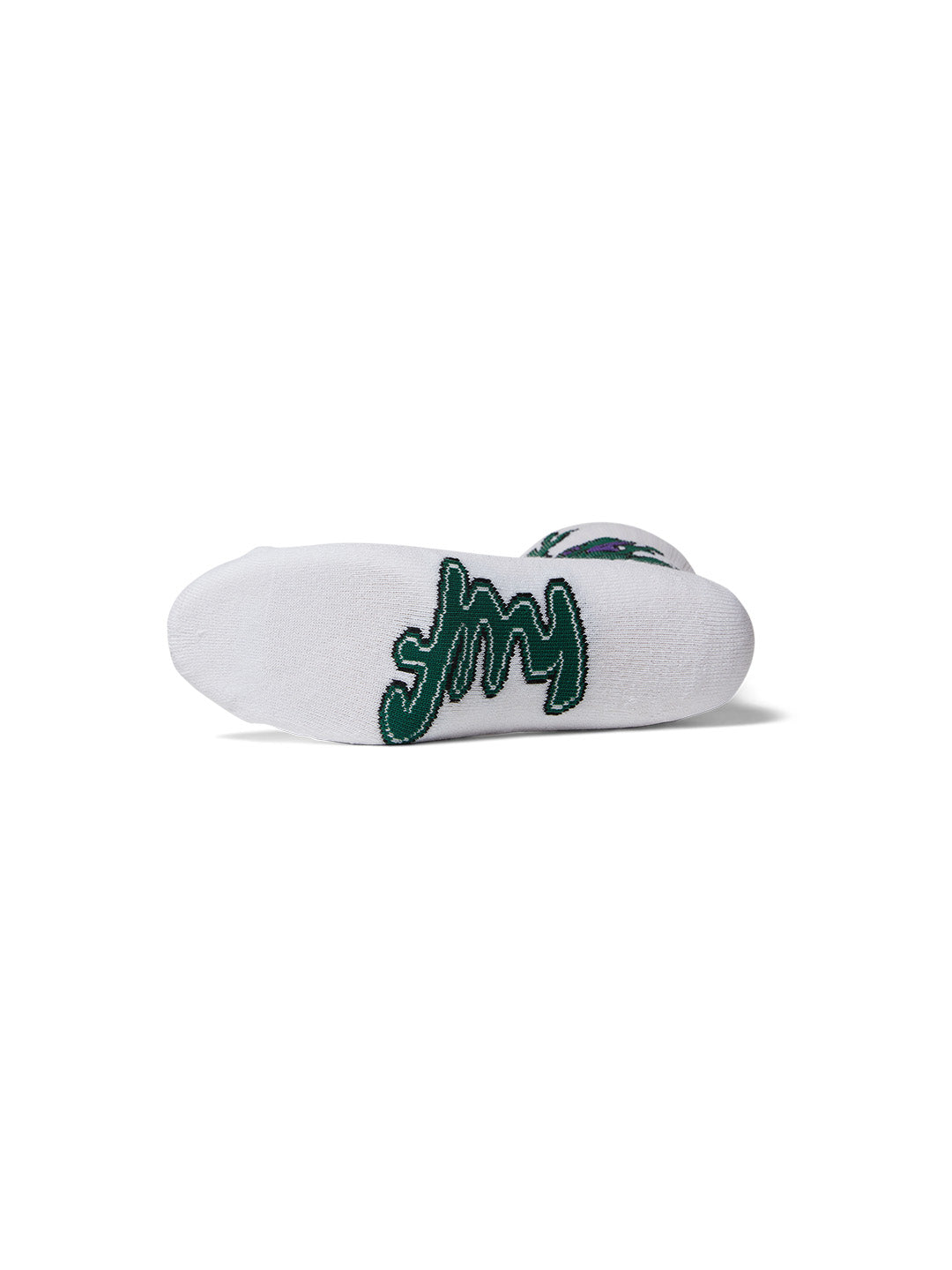 Stuck On You Crew Sock White