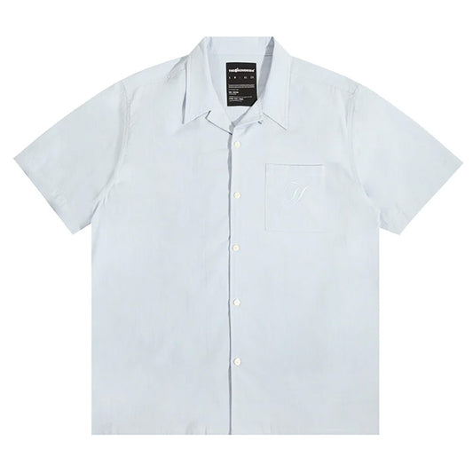THE HUNDREDS COLIMA WOVEN SHIRT LIGHT BLUE