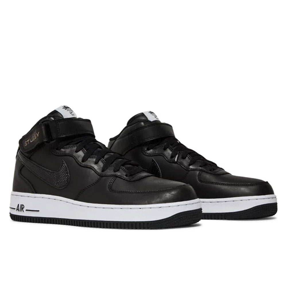 STUSSY X NIKE AIR FORCE 1 07 MID SP BLACK