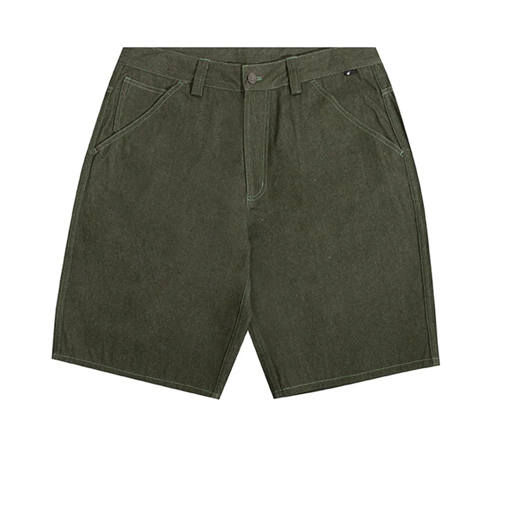 THE HUNDREDS FOLSOM DENIM SHORTS OLIVE